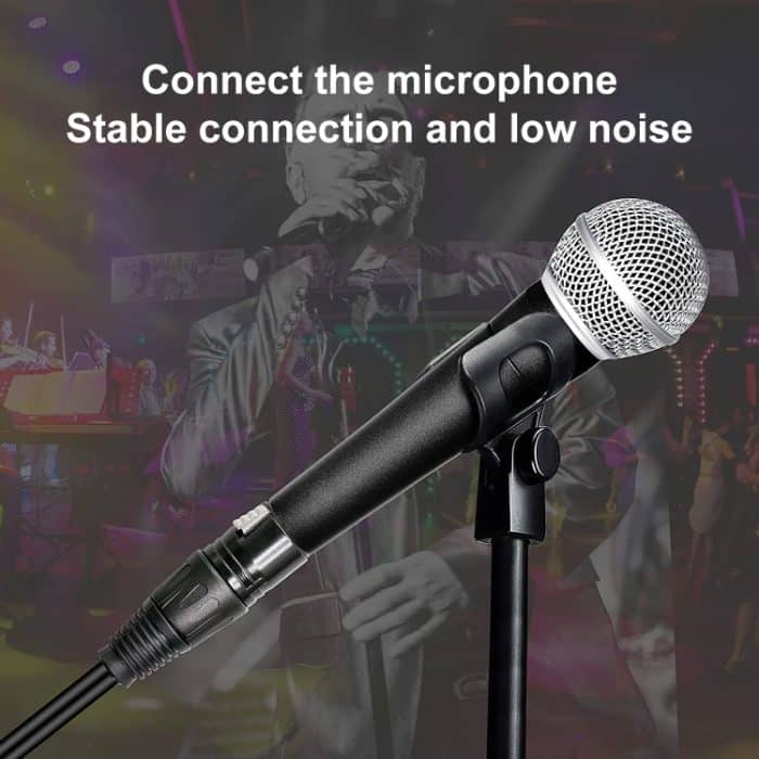 30 cm Metallkopf 3-polige XLR-CANNON-Buchse auf 2 Cinch-Stecker-Audioanschlussadapterkabel für Mikrofon- / Audiogeräte – Bild 4