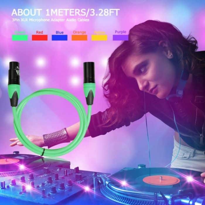 XRL-Mikrofon-Mixer-Audiokabel (Stecker auf Buchse), Länge: 5 m, Length: 5m – Bild 6