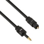 2 m OD4,0 mm Toslink-Stecker auf 3,5 mm Mini-Toslink-Stecker Digitales optisches Audiokabel