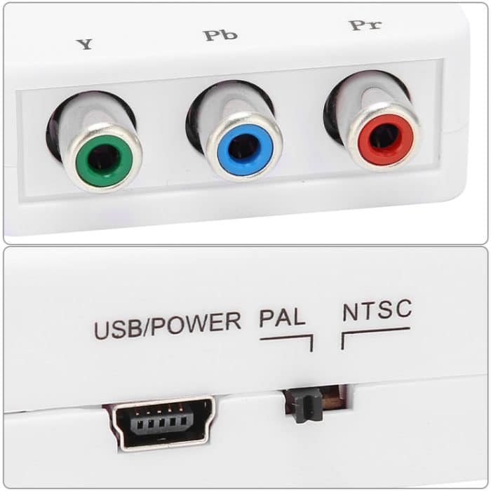 Mini YPBPR zu CVBS Videokonverter Komponenten-AV-Adapter für TV / Projektor / Monitor – Bild 4