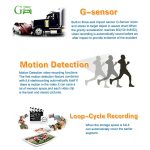 A305 Auto-DVR-Kamera, 2,45 Zoll IPS-Bildschirm, Full HD 1080P, 170-Grad-Weitwinkelansicht, unterstützt Bewegungserkennung/TF-Karte/G-Sensor/WiFi/HDMI, 2.45 inch – Bild 10