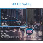 GS63H Auto-DVR-Kamera, 2,4-Zoll-LCD-Bildschirm, HD 2880 x 2160P, 150-Grad-Weitwinkelansicht, unterstützt Bewegungserkennung/TF-Karte/G-Sensor/GPS/WiFi/HDMI, GS63H – Bild 9