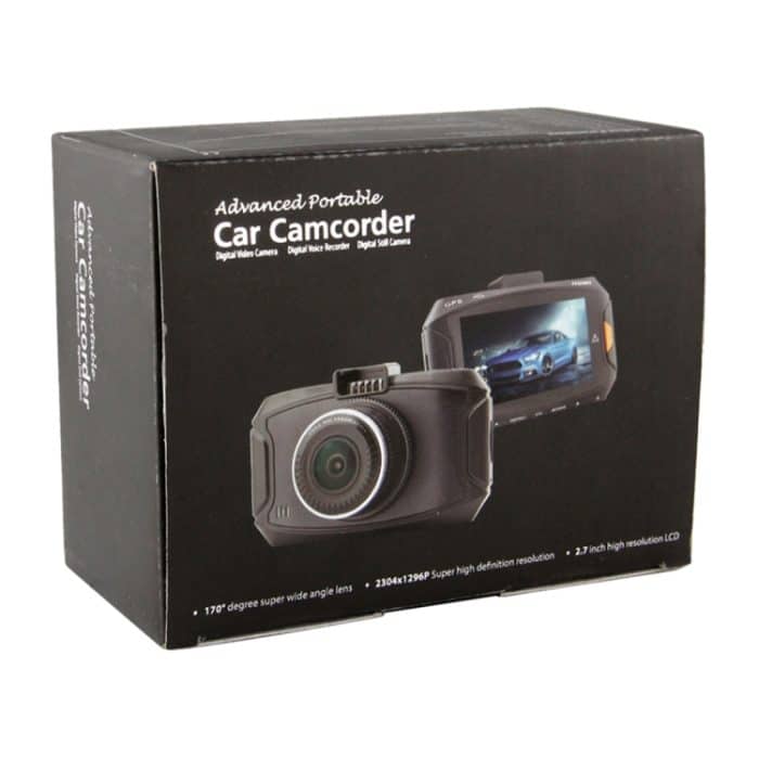 GS90C Auto-DVR-Kamera, 2,7-Zoll-LCD-Bildschirm, HD 2304 x 1296P, 170-Grad-Weitwinkelansicht, unterstützt Bewegungserkennung/TF-Karte/G-Sensor/HDMI, GS90C – Bild 7