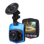 VGA 480P Car Camcorder DVR-Fahrrekorder Digitale Videokamera Sprachrekorder mit 2,4-Zoll-LCD-Bildschirm, Unterstützung von 32 GB Micro-TF-Karte und Infrarot-Nachtsichtfunktion (Schwarz + Blau)