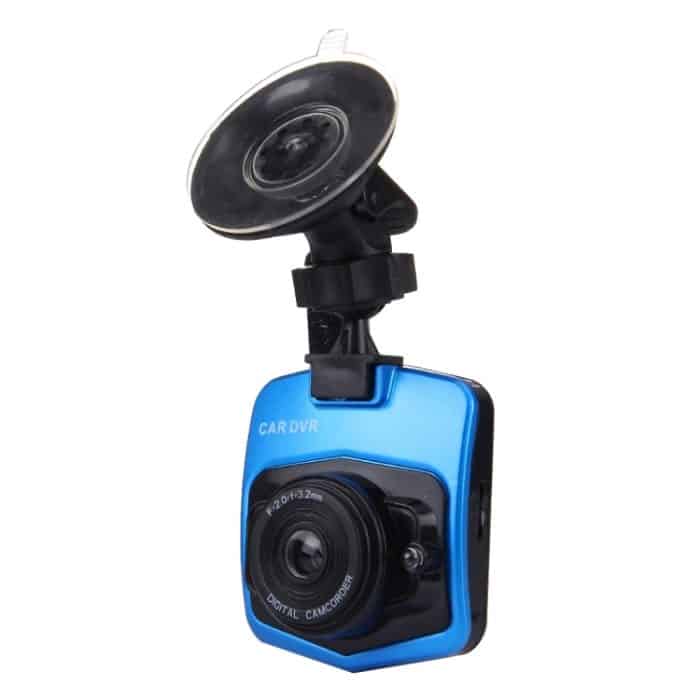 VGA 480P Car Camcorder DVR-Fahrrekorder Digitale Videokamera Sprachrekorder mit 2,4-Zoll-LCD-Bildschirm, Unterstützung von 32 GB Micro-TF-Karte und Infrarot-Nachtsichtfunktion (Schwarz + Blau) – Bild 3