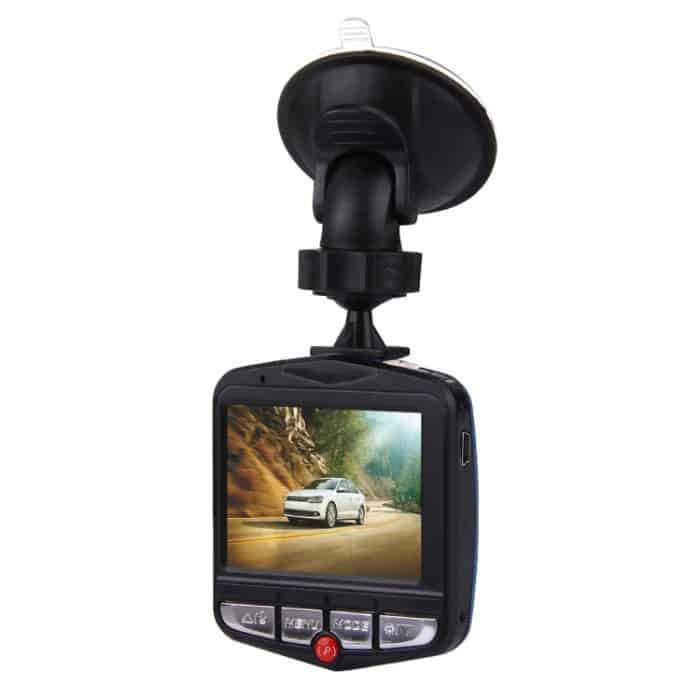 VGA 480P Car Camcorder DVR-Fahrrekorder Digitale Videokamera Sprachrekorder mit 2,4-Zoll-LCD-Bildschirm, Unterstützung von 32 GB Micro-TF-Karte und Infrarot-Nachtsichtfunktion (Schwarz + Blau) – Bild 4