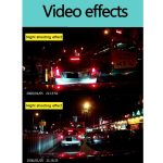 VGA 480P Car Camcorder DVR-Fahrrekorder Digitale Videokamera Sprachrekorder mit 2,4-Zoll-LCD-Bildschirm, Unterstützung von 32 GB Micro-TF-Karte und Infrarot-Nachtsichtfunktion (Schwarz + Blau) – Bild 10