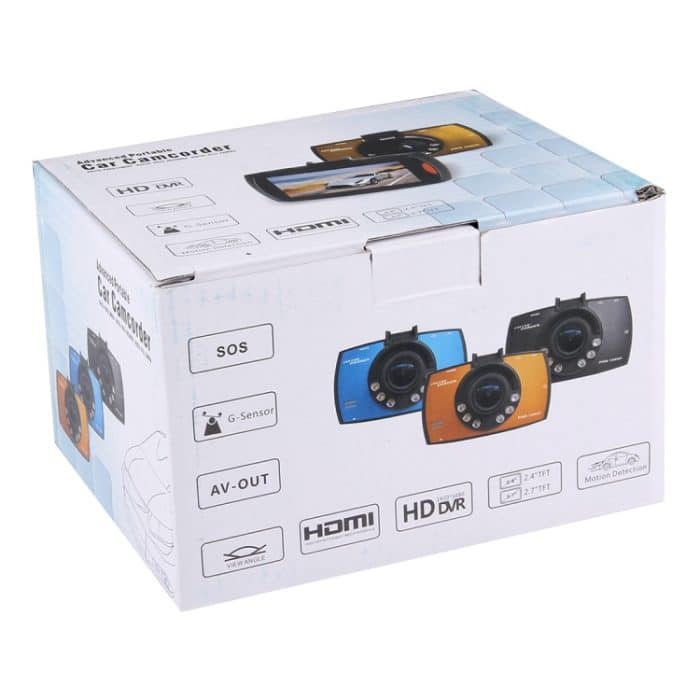 Auto-DVR-Kamera 2,7-Zoll-LCD 480P 1,3-Megapixel-Kamera 120-Grad-Weitwinkel, Unterstützung von Nachtsicht / Bewegungserkennung / TF-Karte / G-Sensor – Bild 8