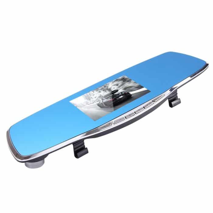 G835 HD 1080P 4,3-Zoll-Bildschirmanzeige Rückspiegel Fahrzeug-DVR, Generalplus 2248, 2 Kameras 170-Grad-Weitwinkelbetrachtung, Unterstützung der HDR-Aufnahme- / Bewegungserkennungsfunktion – Bild 3