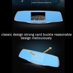 G835 HD 1080P 4,3-Zoll-Bildschirmanzeige Rückspiegel Fahrzeug-DVR, Generalplus 2248, 2 Kameras 170-Grad-Weitwinkelbetrachtung, Unterstützung der HDR-Aufnahme- / Bewegungserkennungsfunktion – Bild 8