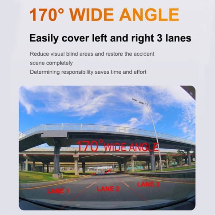 U06 2K Ultra HD Nachtsicht WiFi Autofahrrekorder unterstützt mobile App – Bild 7