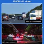 X12 2K Ultra HD Panorama Dreifachaufnahme WiFi Autofahrrekorder unterstützt mobile App – Bild 7
