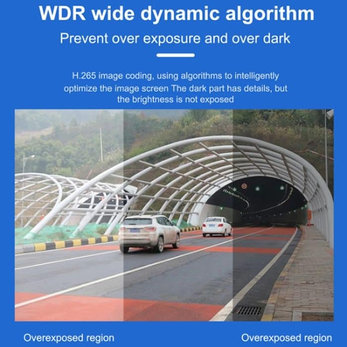 X12 2K Ultra HD Panorama Dreifachaufnahme WiFi Autofahrrekorder unterstützt mobile App – Bild 9