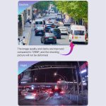 U03 2K Ultra HD Nachtsicht-Panorama-Dreifachaufzeichnungs-WiFi-Fahrrekorder – Bild 5