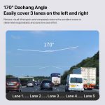 U03 2K Ultra HD Nachtsicht-Panorama-Dreifachaufzeichnungs-WiFi-Fahrrekorder – Bild 7