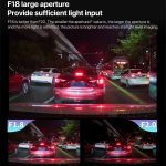 U02 2K Ultra HD Nachtsicht-WiFi-Fahrrekorder vorne und innen für das Auto – Bild 8