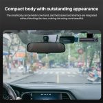 U02 2K Ultra HD Nachtsicht-WiFi-Fahrrekorder vorne und innen für das Auto – Bild 9