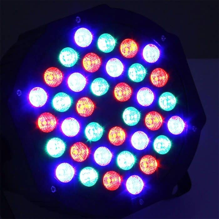 36W 36 LED PAR Licht Bühnenlicht, mit LED-Anzeige, Auto Run / Slave / DMX512 / Sprachsteuerungsmodi – Bild 5