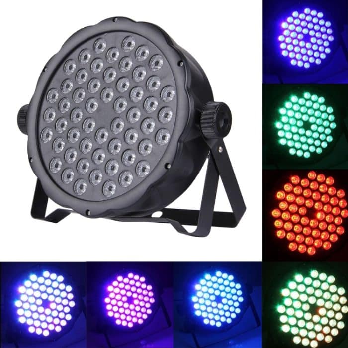 3W x 54 LED PAR Licht Bühnenlicht, mit LED-Anzeige, Master / Slave / DMX512 / Auto Run / Sound Control-Modi, US / EU-Stecker – Bild 1