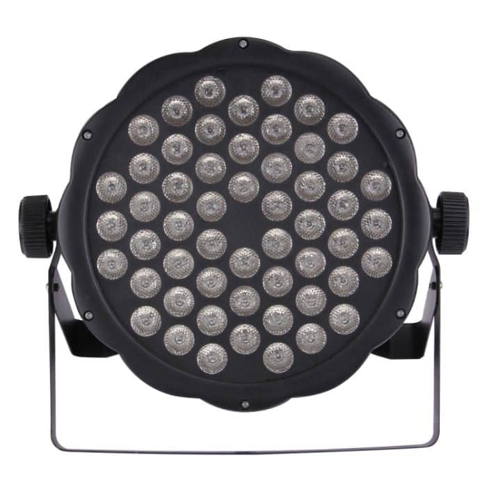 3W x 54 LED PAR Licht Bühnenlicht, mit LED-Anzeige, Master / Slave / DMX512 / Auto Run / Sound Control-Modi, US / EU-Stecker – Bild 2