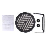 3W x 54 LED PAR Licht Bühnenlicht, mit LED-Anzeige, Master / Slave / DMX512 / Auto Run / Sound Control-Modi, US / EU-Stecker – Bild 6