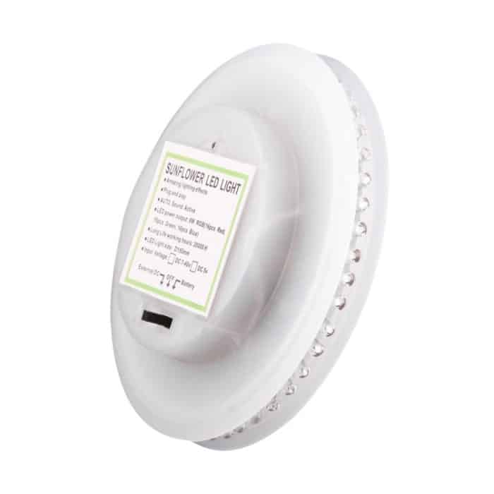 8 W Sonnenblumen-LED-Bühnenlicht, Musiksteuerung/Auto-Run-Modus – Bild 5