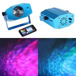 3W x 3 RGB-Mini-Wasserwellenprojektor, Mit Fernbedienung, EU-Stecker – Bild 4
