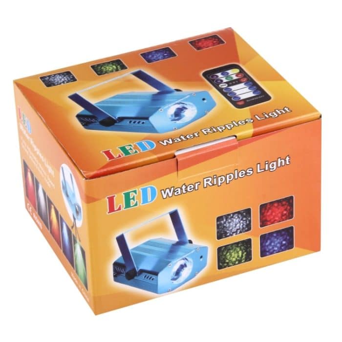 3W x 3 RGB-Mini-Wasserwellenprojektor, Mit Fernbedienung, EU-Stecker – Bild 6