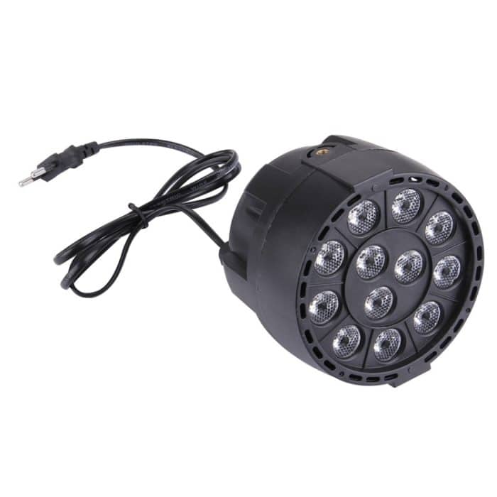 KD-12W 12 LED PAR Licht Bühnenlicht, mit LED-Anzeige, Master / Slave / DMX512 / Auto Run-Modi, EU-Stecker – Bild 5