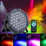 36W 36 LEDs DMX512 RGB LED PAR Licht mit Fernbedienung, Blitz + Sound Control + Selbstfahrend, AC 100-240V