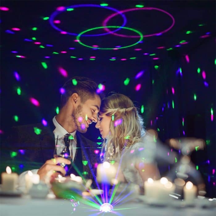 USB-Bluetooth-Kristall-Magic-Ball-Bühnenlicht mit Fernbedienung – Bild 7