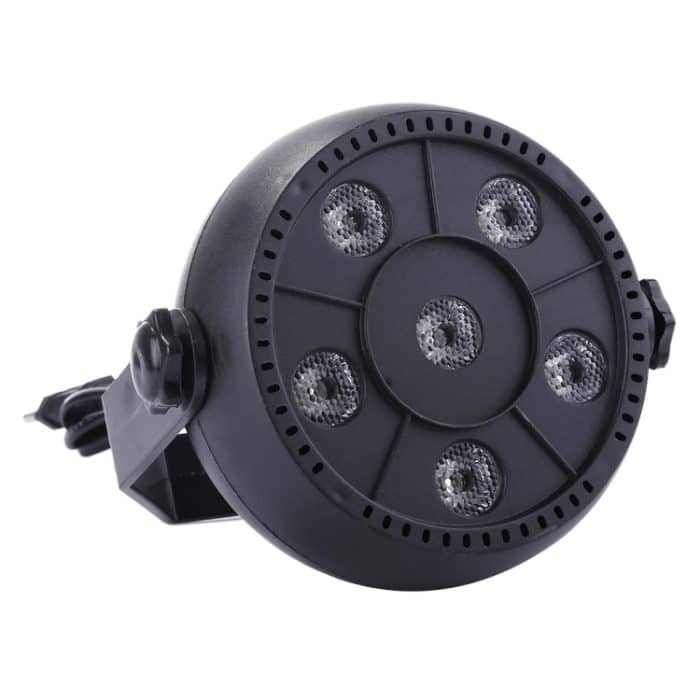 3W buntes LED PAR Licht, 6 LEDs Auto Run / Sound Control LED Bühnenlicht, AC 85-260V, US / EU-Stecker – Bild 2