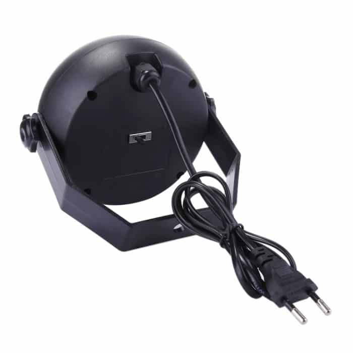 3W buntes LED PAR Licht, 6 LEDs Auto Run / Sound Control LED Bühnenlicht, AC 85-260V, US / EU-Stecker – Bild 3