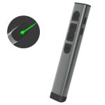 Doosl DSIT032 2,4 GHz Wireless Presenter PowerPoint Clicker-Darstellung Fernbedienung Grüner Laserzeiger, Steuerentfernung: 100 m