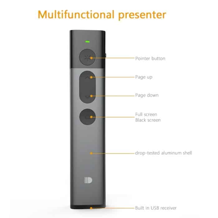 DOOSL DSIT036 Roter Laserpointer 2,4 GHz Kabelloser Presenter PowerPoint-Clicker – Bild 3