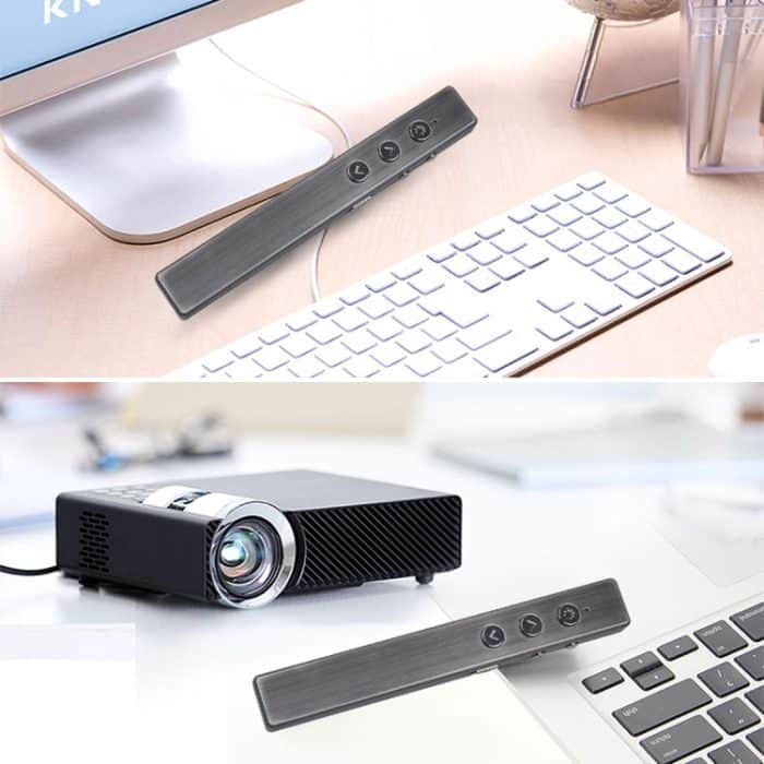 PR-20 Wireless Presenter PowerPoint PPT Clicker Präsentation Fernbedienungsstift Laserpointer Flip Pen mit Luftmausfunktion – Bild 9