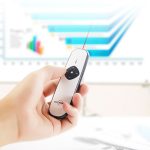 ASiNG A800 USB-Aufladung, 2,4 GHz, kabelloser Presenter, PowerPoint-Clicker-Darstellung, Fernbedienung, Zeiger, Kontrollentfernung: 100 m, Distance: 100m(Black), Distance: 100m(White)