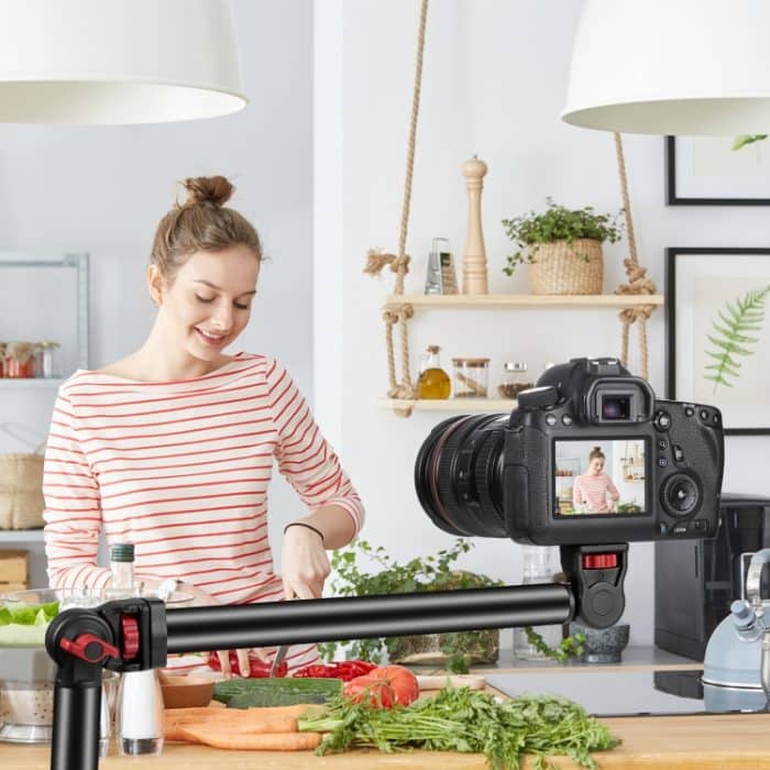 PULUZ Overhead-Kamerahalterung C-Klemme Schreibtischständer Live-Halter – Bild 6