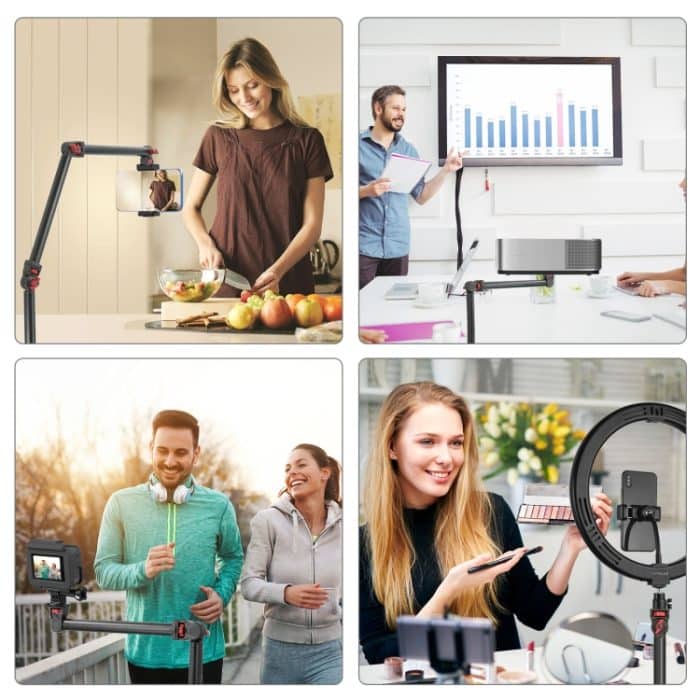 PULUZ Overhead-Kamerahalterung C-Klemme Schreibtischständer Live-Halter – Bild 7