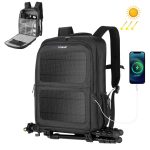 PULUZ Solar Power Outdoor Tragbare Kamera Dual Shoulders Rucksack Laptoptasche, Solar Shoulders Backpack
