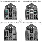 PULUZ Solar Power Outdoor Tragbare Kamera Dual Shoulders Rucksack Laptoptasche, Solar Shoulders Backpack – Bild 5