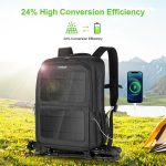 PULUZ Solar Power Outdoor Tragbare Kamera Dual Shoulders Rucksack Laptoptasche, Solar Shoulders Backpack – Bild 10