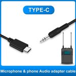 PULUZ 3,5 mm TRRS-Stecker auf Typ-C/USB-C-Stecker, Live-Mikrofon-Audio-Adapter, Federspiralkabel für Samsung, Huawei und Smartphones, Kabeldehnung bis zu 100 cm, 3.5mm Male to Type-C – Bild 7