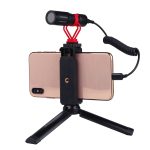 PULUZ 3,5 mm TRRS-Stecker auf 8-poliger Stecker, Live-Mikrofon-Audio-Adapter, Federspiralkabel für iPhone, Kabeldehnung bis zu 100 cm, 3.5mm Male to 8 Pin – Bild 6