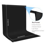 PULUZ 1 m x 1,5 m Fotografie-Hintergrund, Fotostudio-Hintergrund, Stoffhintergrund, 1m x 1.5m, 1 x 1.5m – Bild 3