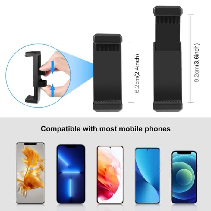 PULUZ Mini VLOG Live Stabilisator Stativ mit Telefonklemme für Smartphones, Mini VLOG Live Stabilizer (Black), Mini VLOG Live Stabilizer(Blue), Mini VLOG Live Stabilizer(Red) – Bild 4