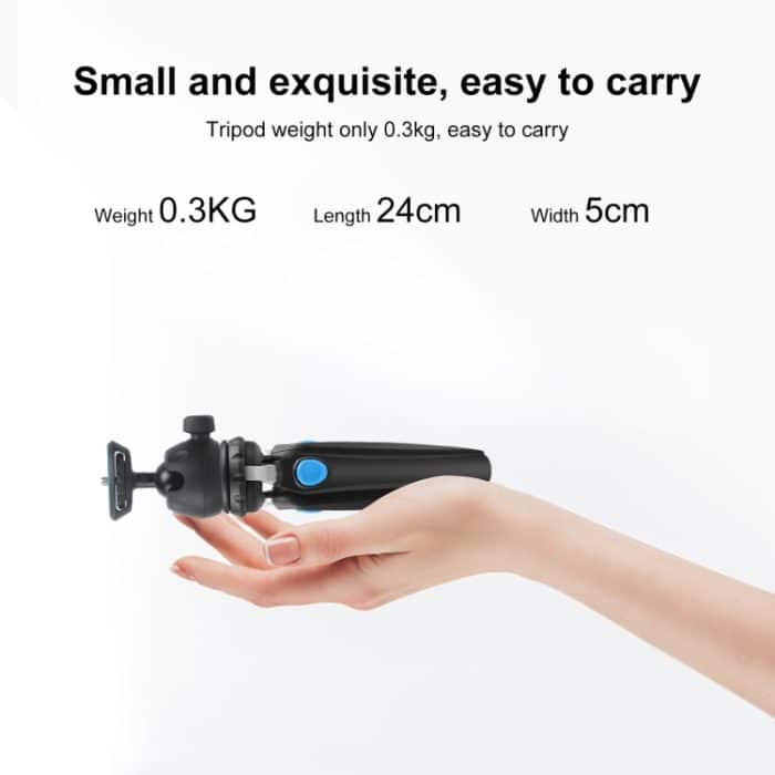 PULUZ Mini VLOG Live Stabilisator Stativ mit Telefonklemme für Smartphones, Mini VLOG Live Stabilizer (Black), Mini VLOG Live Stabilizer(Blue), Mini VLOG Live Stabilizer(Red) – Bild 6