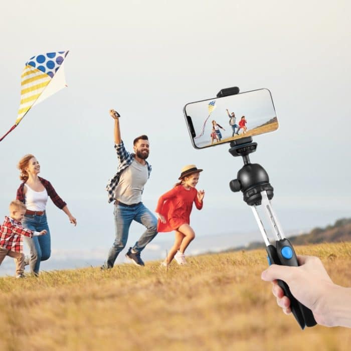 PULUZ Mini VLOG Live Stabilisator Stativ mit Telefonklemme für Smartphones, Mini VLOG Live Stabilizer (Black), Mini VLOG Live Stabilizer(Blue), Mini VLOG Live Stabilizer(Red) – Bild 8