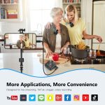 PULUZ 3,5 mm TRS-Stecker auf 8-poligen Stecker Live-Mikrofon-Audio-Adapterkabel für PU3153/PU3154, 3.5mm to 8 Pin – Bild 7