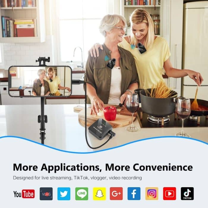 PULUZ 3,5 mm TRS-Stecker auf 8-poligen Stecker Live-Mikrofon-Audio-Adapterkabel für PU3153/PU3154, 3.5mm to 8 Pin – Bild 7